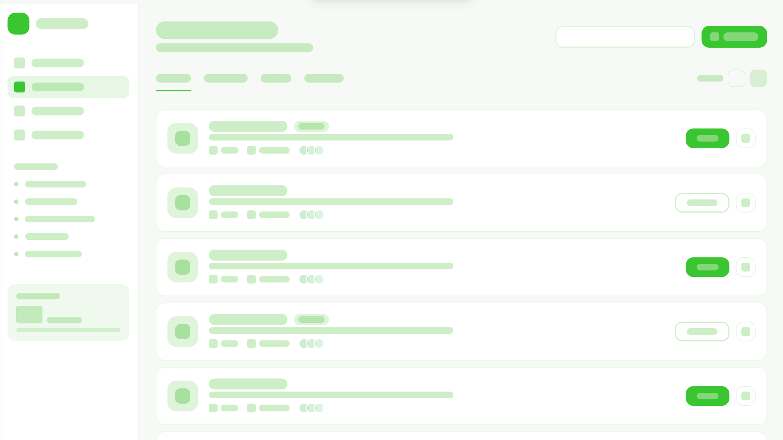 Communication Hub announcements view