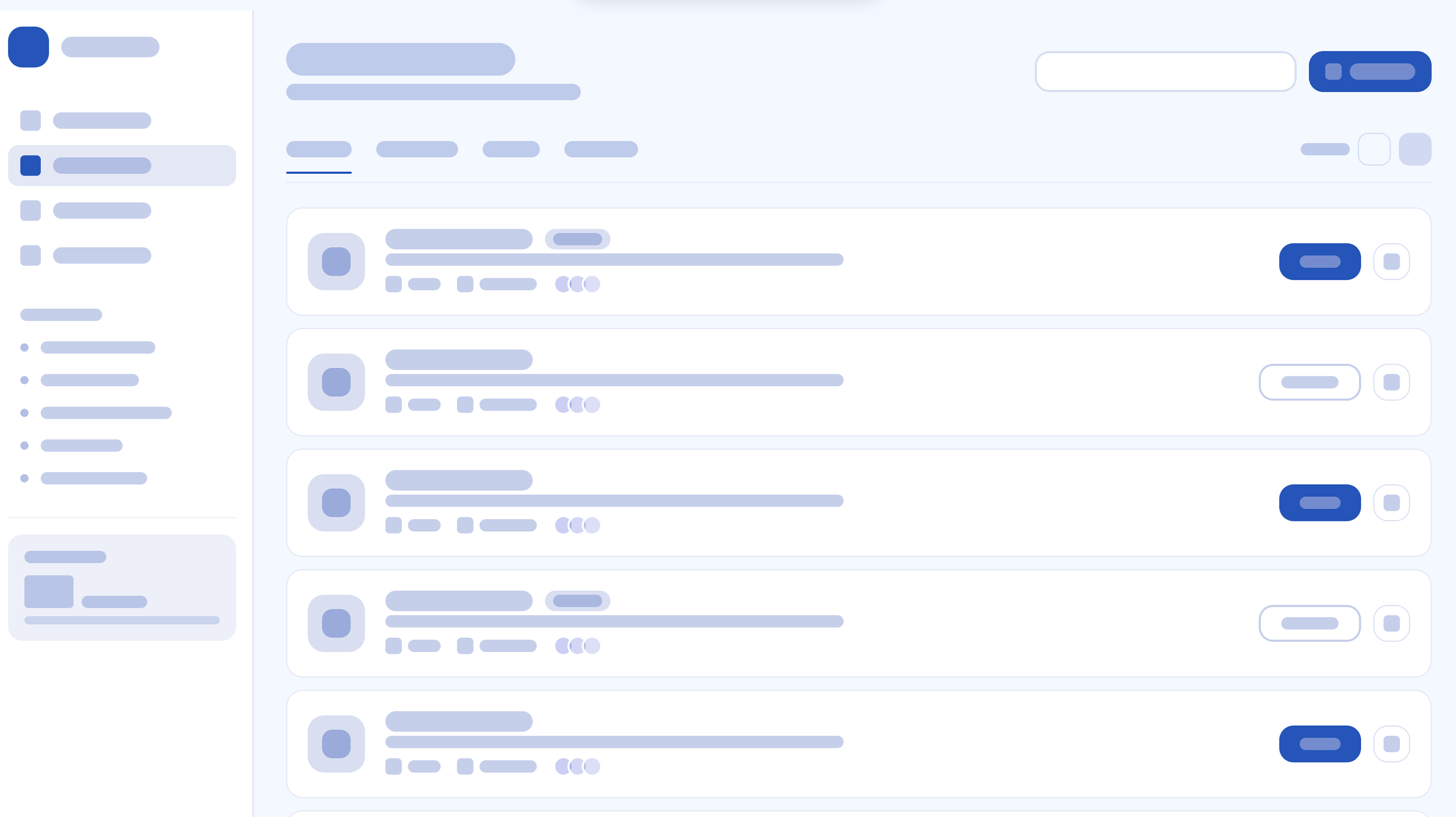 Agend Loop list view interface
