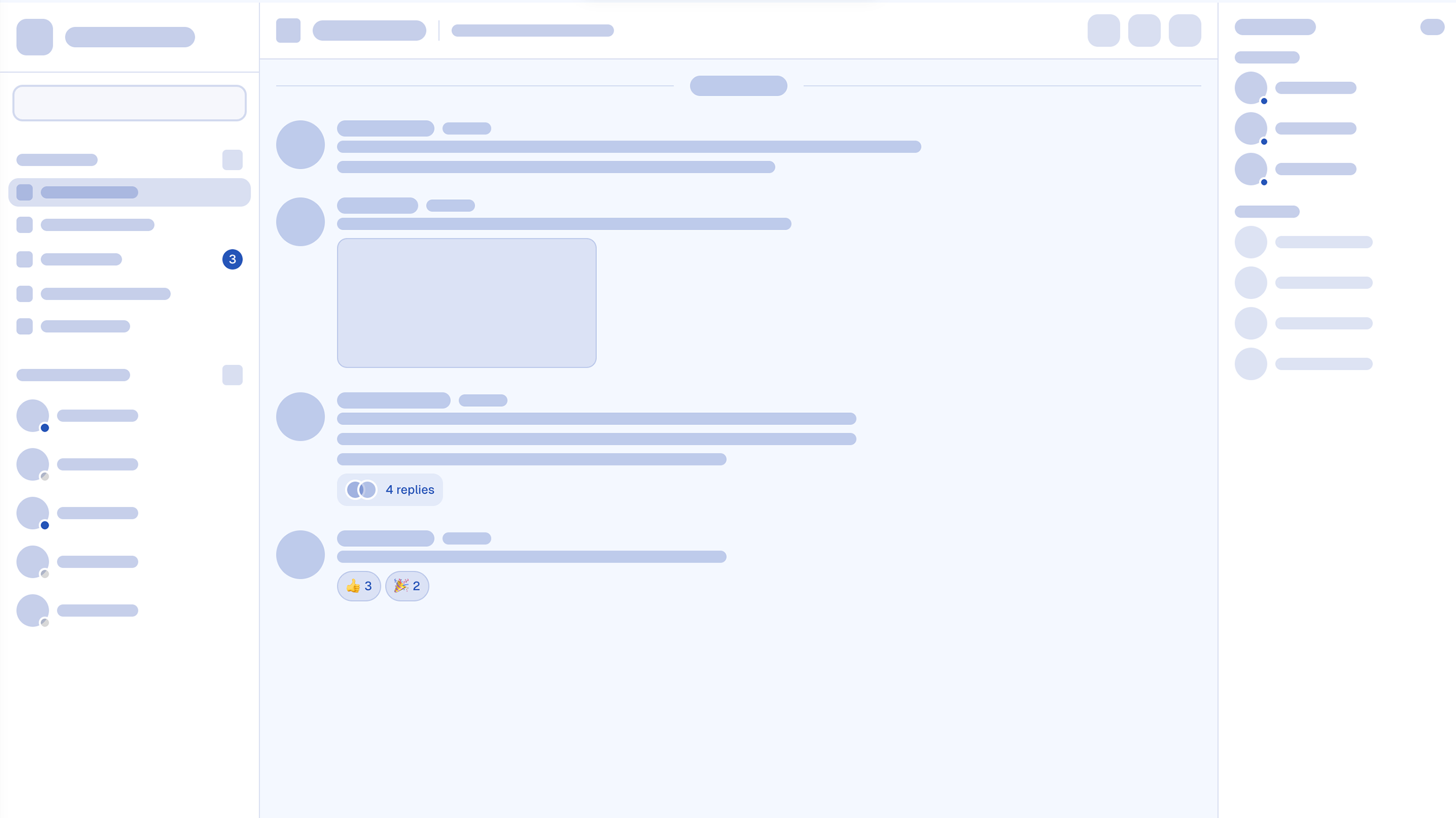 Agend Loop channel messaging view